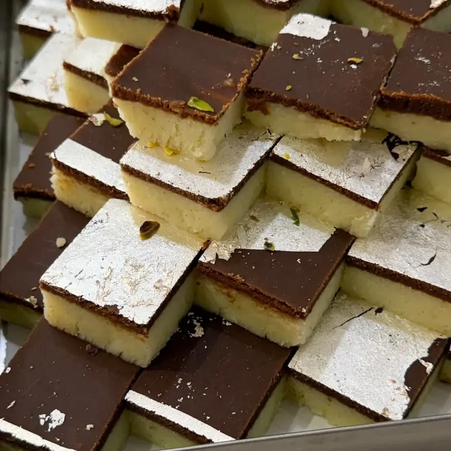 Chocolate Layer Burfi