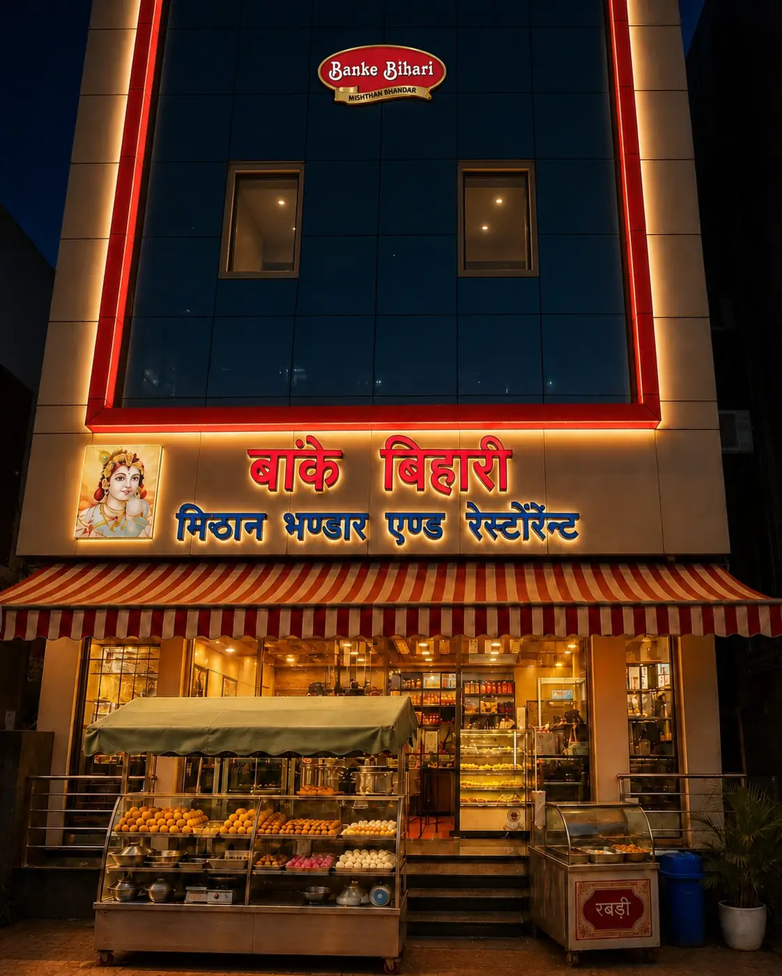 Banke Bihari shop front